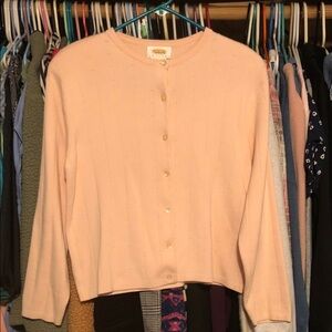 Talbots Soft Pink Knit Sweater